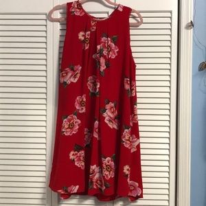 Boutique Floral Shift Dress L